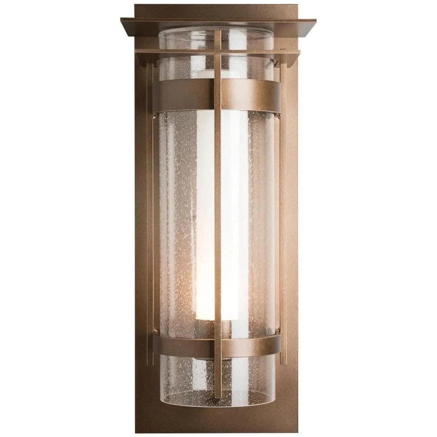 Hubbardton Forge - Banded 25-Inch One Light Outdoor Wall Sconce - 305999-SKT-75-ZS0664 | Montreal Lighting & Hardware