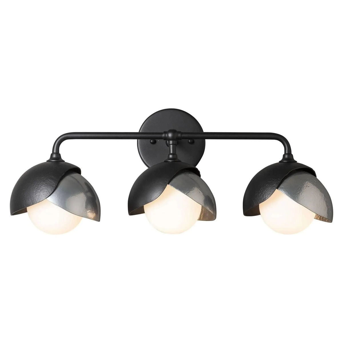 Hubbardton Forge - Brooklyn 3-Light Double Shade Bath Sconce - 201375-SKT-10-85-GG0711 | Montreal Lighting & Hardware