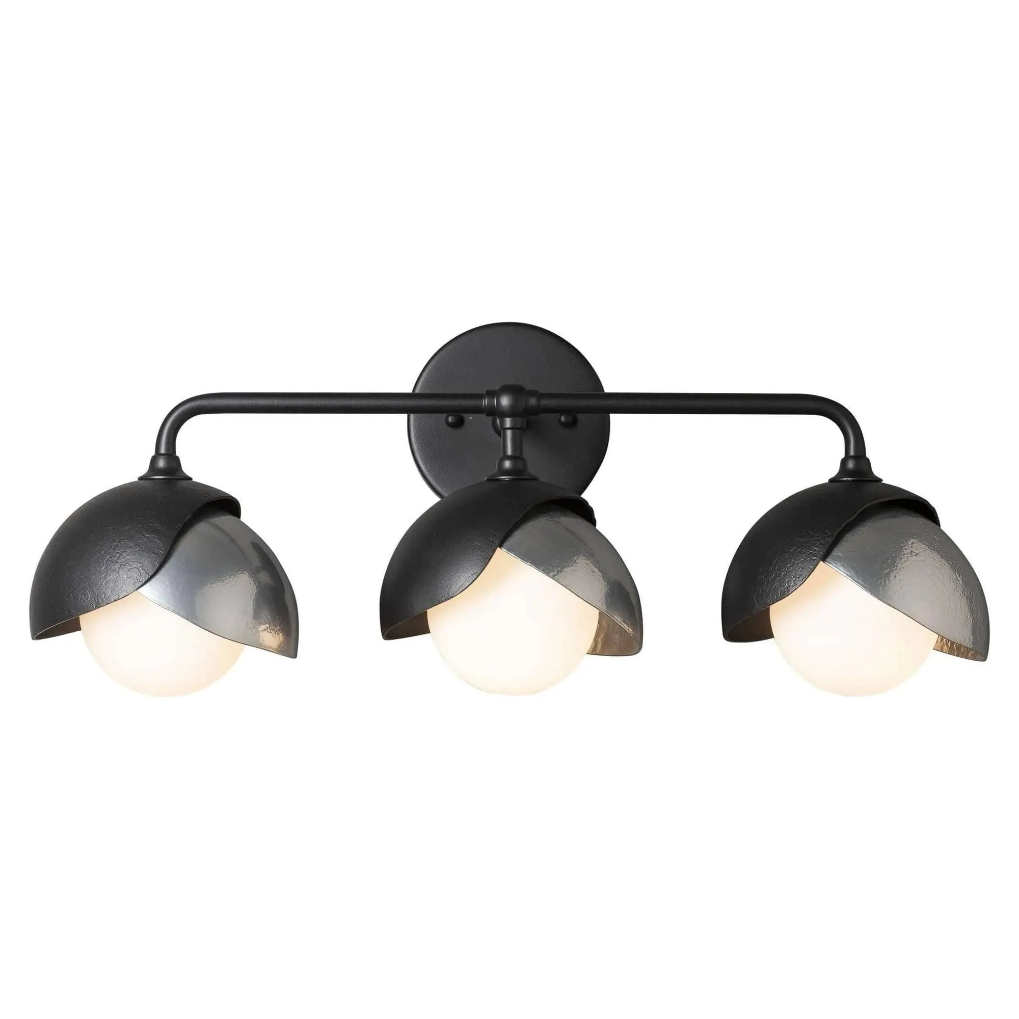 Hubbardton Forge - Brooklyn 3-Light Double Shade Bath Sconce - 201375-SKT-10-85-GG0711 | Montreal Lighting & Hardware