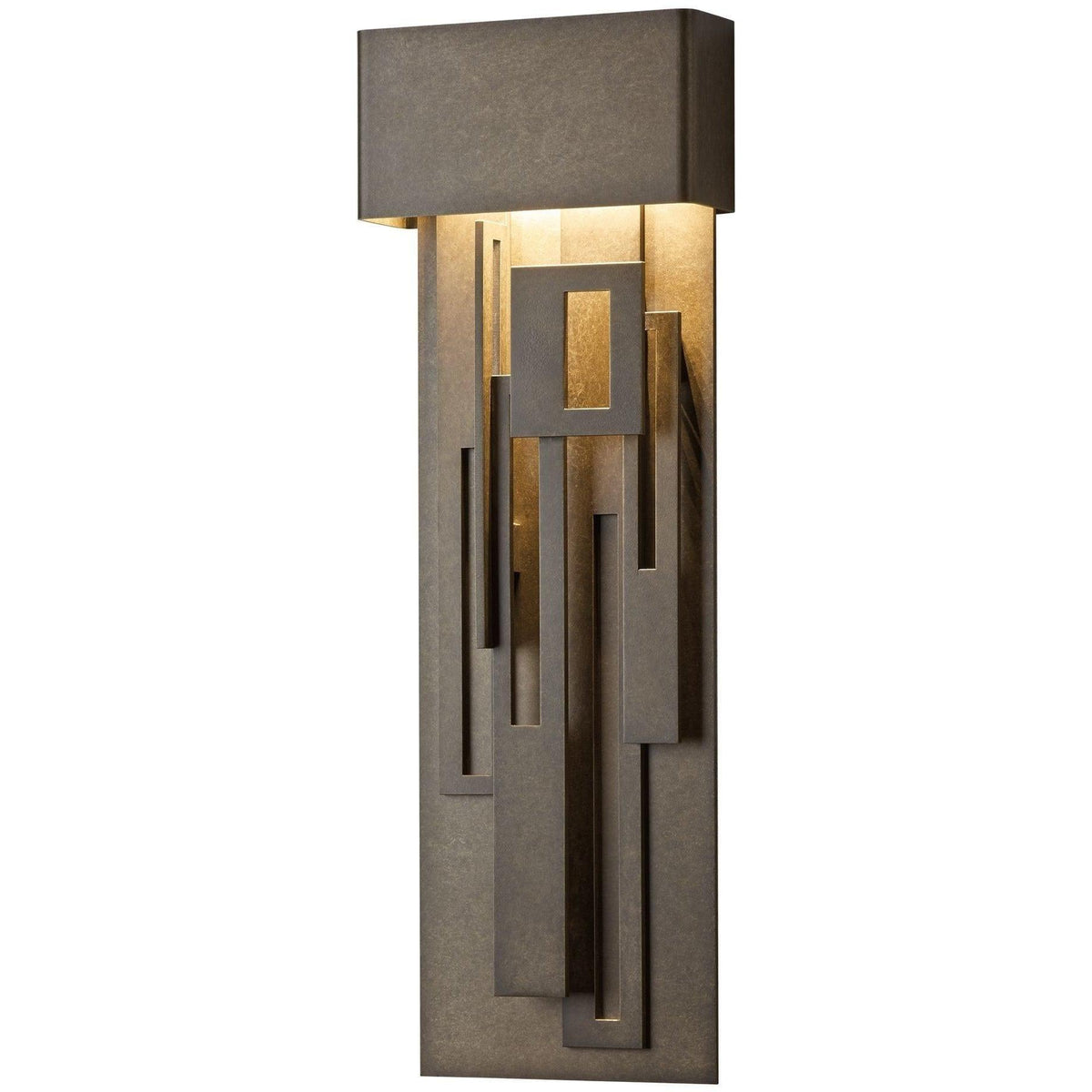 Hubbardton Forge - Collage 27-Inch LED Outdoor Wall Sconce - 302523-LED-77 | Montreal Lighting & Hardware
