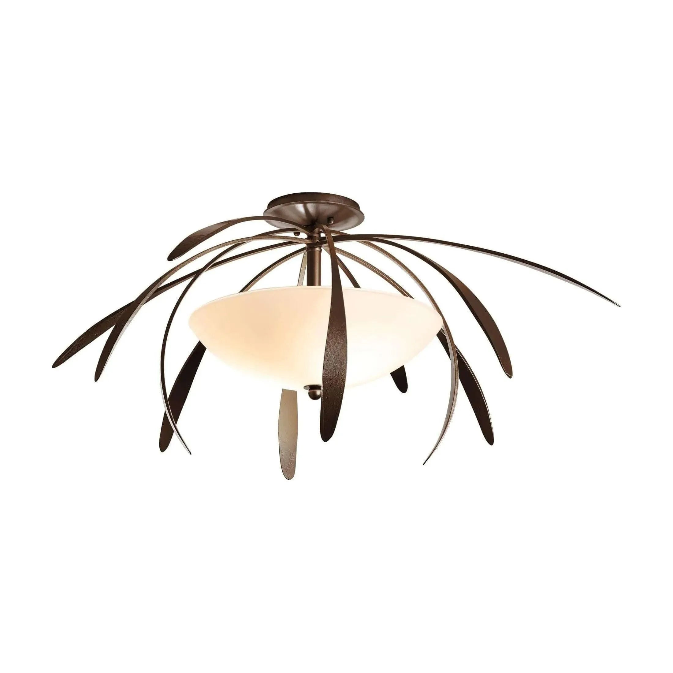 Hubbardton Forge - Dahlia Medium Semi-Flush - 124352-SKT-05-GG0048 | Montreal Lighting & Hardware