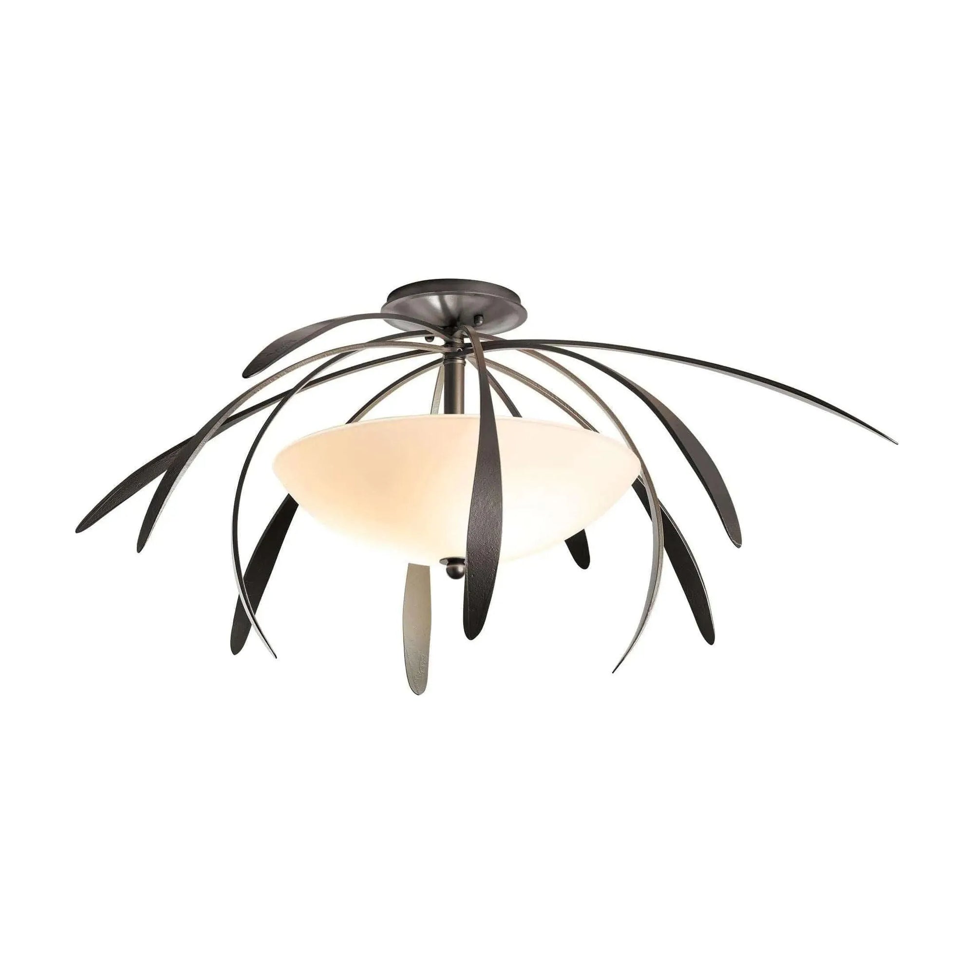 Hubbardton Forge - Dahlia Medium Semi-Flush - 124352-SKT-05-GG0048 | Montreal Lighting & Hardware