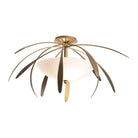 Hubbardton Forge - Dahlia Medium Semi-Flush - 124352-SKT-84-GG0048 | Montreal Lighting & Hardware
