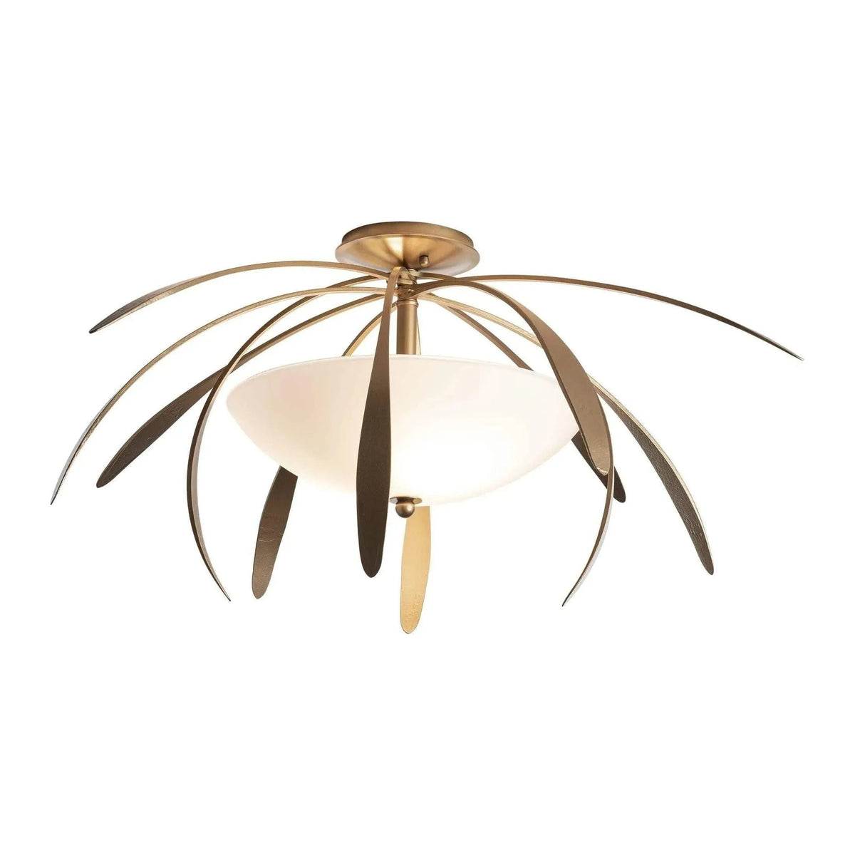 Hubbardton Forge - Dahlia Medium Semi-Flush - 124352-SKT-84-GG0048 | Montreal Lighting & Hardware
