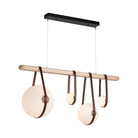 Hubbardton Forge - Derby Linear 4-Light LED Pendant - 131043-LED-STND-10-27-LB-WD-GG0702 | Montreal Lighting & Hardware