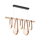 Hubbardton Forge - Derby Linear 5-Light LED Pendant - 131046-LED-STND-10-24-LC-WD-GG0701 | Montreal Lighting & Hardware