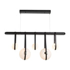 Hubbardton Forge - Derby Linear 5-Light LED Pendant - 131046-LED-STND-10-24-LK-WB-GG0701 | Montreal Lighting & Hardware