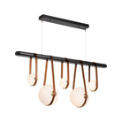 Hubbardton Forge - Derby Linear 5-Light LED Pendant - 131046-LED-STND-10-27-LC-WB-GG0701 | Montreal Lighting & Hardware