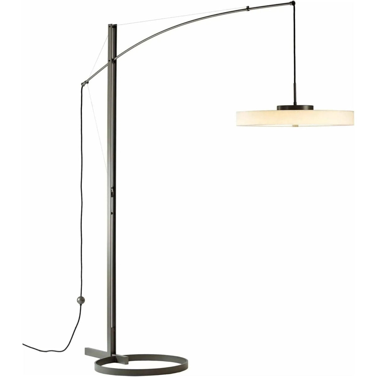 Hubbardton Forge - Disq 88-Inch LED Floor Lamp - 234510-LED-08-SH1970 | Montreal Lighting & Hardware