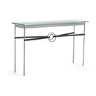 Hubbardton Forge - Equus Black Leather Console Table - 750118-82-07-LK-VA0714 | Montreal Lighting & Hardware