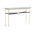Hubbardton Forge - Equus Black Leather Console Table - 750118-84-82-LK-VA0714 | Montreal Lighting & Hardware