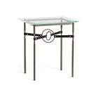 Hubbardton Forge - Equus Black Leather Side Table - 750116-05-05-LK-VA0717 | Montreal Lighting & Hardware