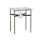 Hubbardton Forge - Equus Black Leather Side Table - 750116-05-07-LK-VA0717 | Montreal Lighting & Hardware