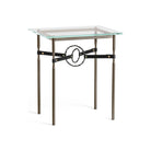 Hubbardton Forge - Equus Black Leather Side Table - 750116-05-10-LK-VA0717 | Montreal Lighting & Hardware