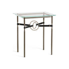 Hubbardton Forge - Equus Black Leather Side Table - 750116-05-84-LK-VA0717 | Montreal Lighting & Hardware