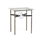 Hubbardton Forge - Equus Black Leather Side Table - 750116-05-85-LK-VA0717 | Montreal Lighting & Hardware