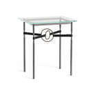 Hubbardton Forge - Equus Black Leather Side Table - 750116-07-05-LK-VA0717 | Montreal Lighting & Hardware