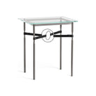 Hubbardton Forge - Equus Black Leather Side Table - 750116-07-82-LK-VA0717 | Montreal Lighting & Hardware