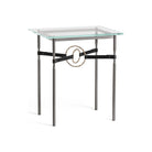 Hubbardton Forge - Equus Black Leather Side Table - 750116-07-84-LK-VA0717 | Montreal Lighting & Hardware