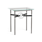 Hubbardton Forge - Equus Black Leather Side Table - 750116-07-85-LK-VA0717 | Montreal Lighting & Hardware