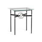 Hubbardton Forge - Equus Black Leather Side Table - 750116-10-07-LK-VA0717 | Montreal Lighting & Hardware