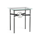 Hubbardton Forge - Equus Black Leather Side Table - 750116-10-20-LK-VA0717 | Montreal Lighting & Hardware