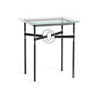 Hubbardton Forge - Equus Black Leather Side Table - 750116-10-82-LK-VA0717 | Montreal Lighting & Hardware