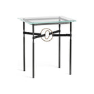 Hubbardton Forge - Equus Black Leather Side Table - 750116-10-84-LK-VA0717 | Montreal Lighting & Hardware