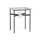 Hubbardton Forge - Equus Black Leather Side Table - 750116-10-85-LK-VA0717 | Montreal Lighting & Hardware