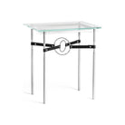Hubbardton Forge - Equus Black Leather Side Table - 750116-85-82-LK-VA0717 | Montreal Lighting & Hardware