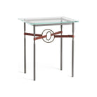 Hubbardton Forge - Equus Brown Leather Side Table - 750116-07-05-LB-VA0717 | Montreal Lighting & Hardware