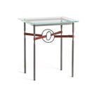 Hubbardton Forge - Equus Brown Leather Side Table - 750116-07-07-LB-VA0717 | Montreal Lighting & Hardware
