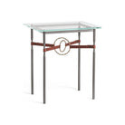 Hubbardton Forge - Equus Brown Leather Side Table - 750116-07-84-LB-VA0717 | Montreal Lighting & Hardware