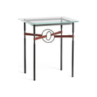 Hubbardton Forge - Equus Brown Leather Side Table - 750116-10-07-LB-VA0717 | Montreal Lighting & Hardware