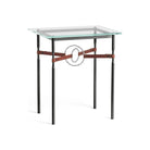 Hubbardton Forge - Equus Brown Leather Side Table - 750116-10-82-LB-VA0717 | Montreal Lighting & Hardware