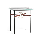Hubbardton Forge - Equus Brown Leather Side Table - 750116-10-84-LB-VA0717 | Montreal Lighting & Hardware