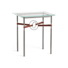 Hubbardton Forge - Equus Brown Leather Side Table - 750116-20-85-LB-VA0717 | Montreal Lighting & Hardware
