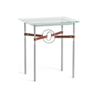 Hubbardton Forge - Equus Brown Leather Side Table - 750116-82-85-LB-VA0717 | Montreal Lighting & Hardware