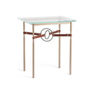 Hubbardton Forge - Equus Brown Leather Side Table - 750116-84-07-LB-VA0717 | Montreal Lighting & Hardware