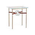 Hubbardton Forge - Equus Brown Leather Side Table - 750116-84-20-LB-VA0717 | Montreal Lighting & Hardware
