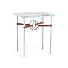 Hubbardton Forge - Equus Brown Leather Side Table - 750116-85-07-LB-VA0717 | Montreal Lighting & Hardware