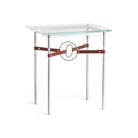 Hubbardton Forge - Equus Brown Leather Side Table - 750116-85-82-LB-VA0717 | Montreal Lighting & Hardware