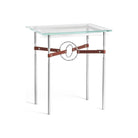 Hubbardton Forge - Equus Brown Leather Side Table - 750116-85-85-LB-VA0717 | Montreal Lighting & Hardware