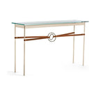 Hubbardton Forge - Equus Chestnut Leather Console Table - 750118-84-05-LC-VA0714 | Montreal Lighting & Hardware