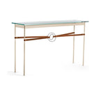 Hubbardton Forge - Equus Chestnut Leather Console Table - 750118-84-82-LC-VA0714 | Montreal Lighting & Hardware