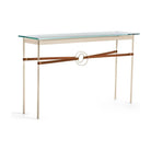 Hubbardton Forge - Equus Chestnut Leather Console Table - 750118-84-84-LC-VA0714 | Montreal Lighting & Hardware