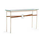 Hubbardton Forge - Equus Chestnut Leather Console Table - 750118-84-85-LC-VA0714 | Montreal Lighting & Hardware