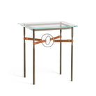 Hubbardton Forge - Equus Chestnut Leather Side Table - 750116-05-82-LC-VA0717 | Montreal Lighting & Hardware