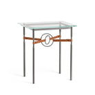 Hubbardton Forge - Equus Chestnut Leather Side Table - 750116-07-07-LC-VA0717 | Montreal Lighting & Hardware