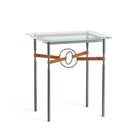 Hubbardton Forge - Equus Chestnut Leather Side Table - 750116-07-20-LC-VA0717 | Montreal Lighting & Hardware